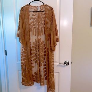 Trendy cover up/sheer cardigan